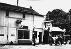 Service Station - This service station was owned by Vince Turner, later bought by Bob Holbert. Located next to Pross' wagon-making and blacksmith shop.