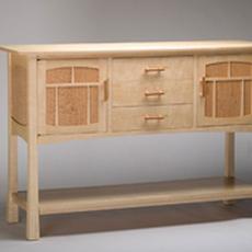 Tiger Maple Sideboard - Tiger Maple Sideboard