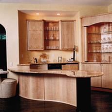 Tiger Maple Serpentine Bar - Tiger Maple Serpentine Bar