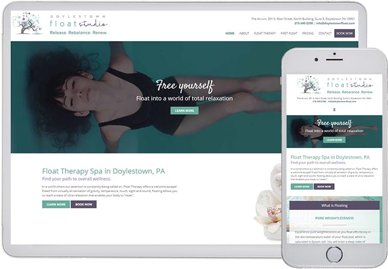 Doylestown Float Studio Web Designer